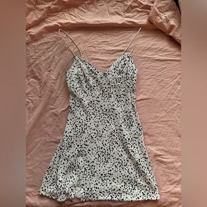 Kendall & Kylie Dalmatian print mini dress